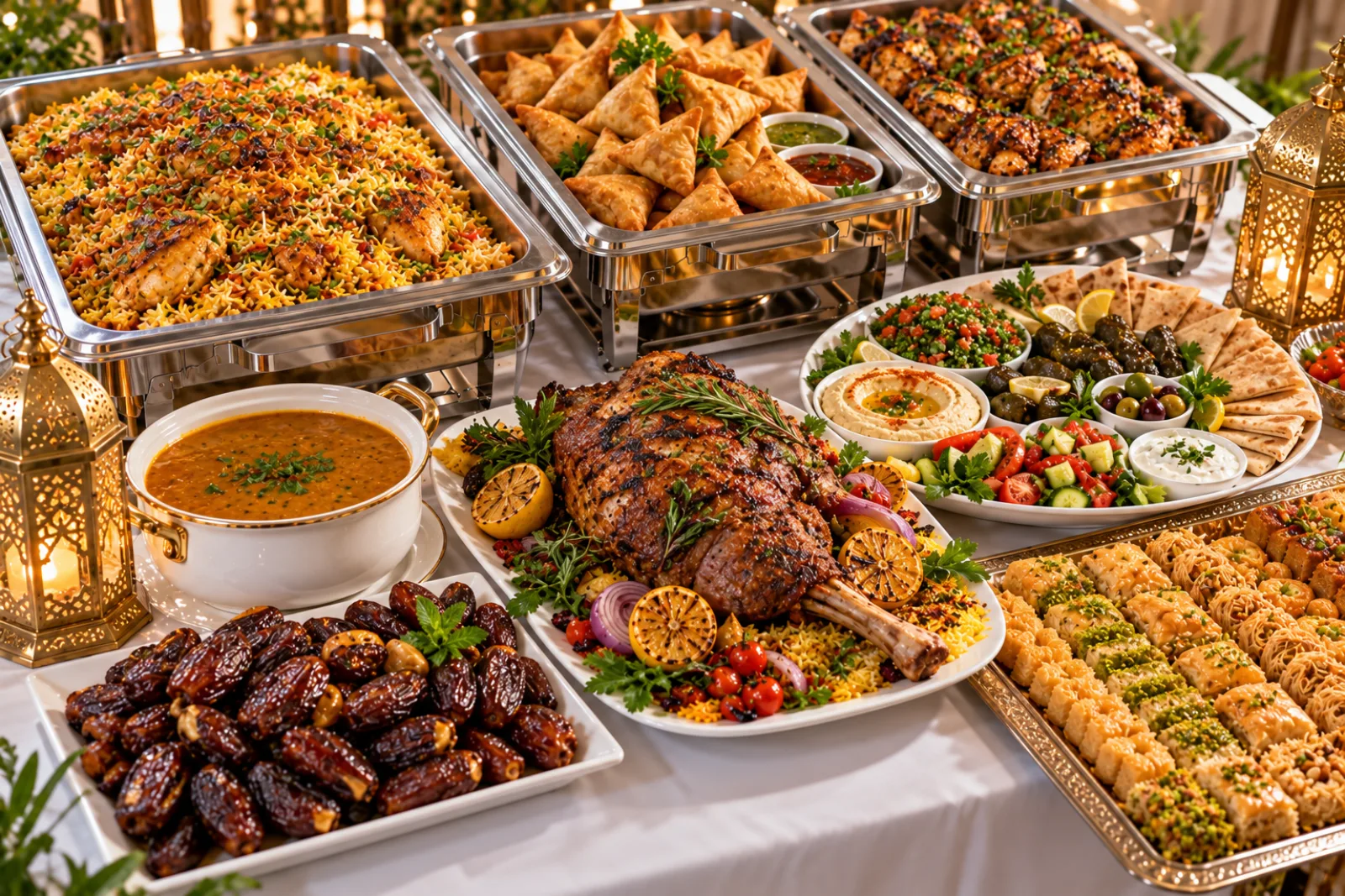 Halal iftar and Eid buffet